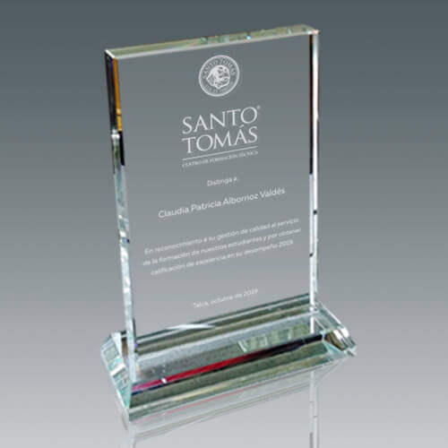 87428-galvano_cristal_ regalos con logo personalizados para empresas