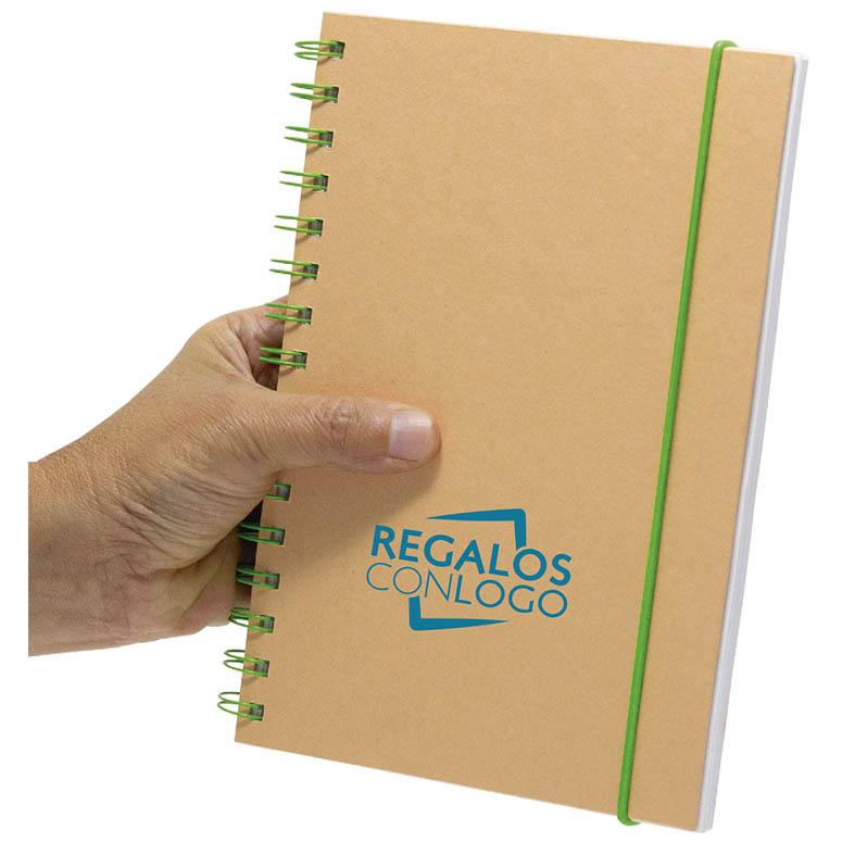 T687 cuaderno_promocional_personalizado_empresas vrde pistacho regalos con logo personalizados para empresas
