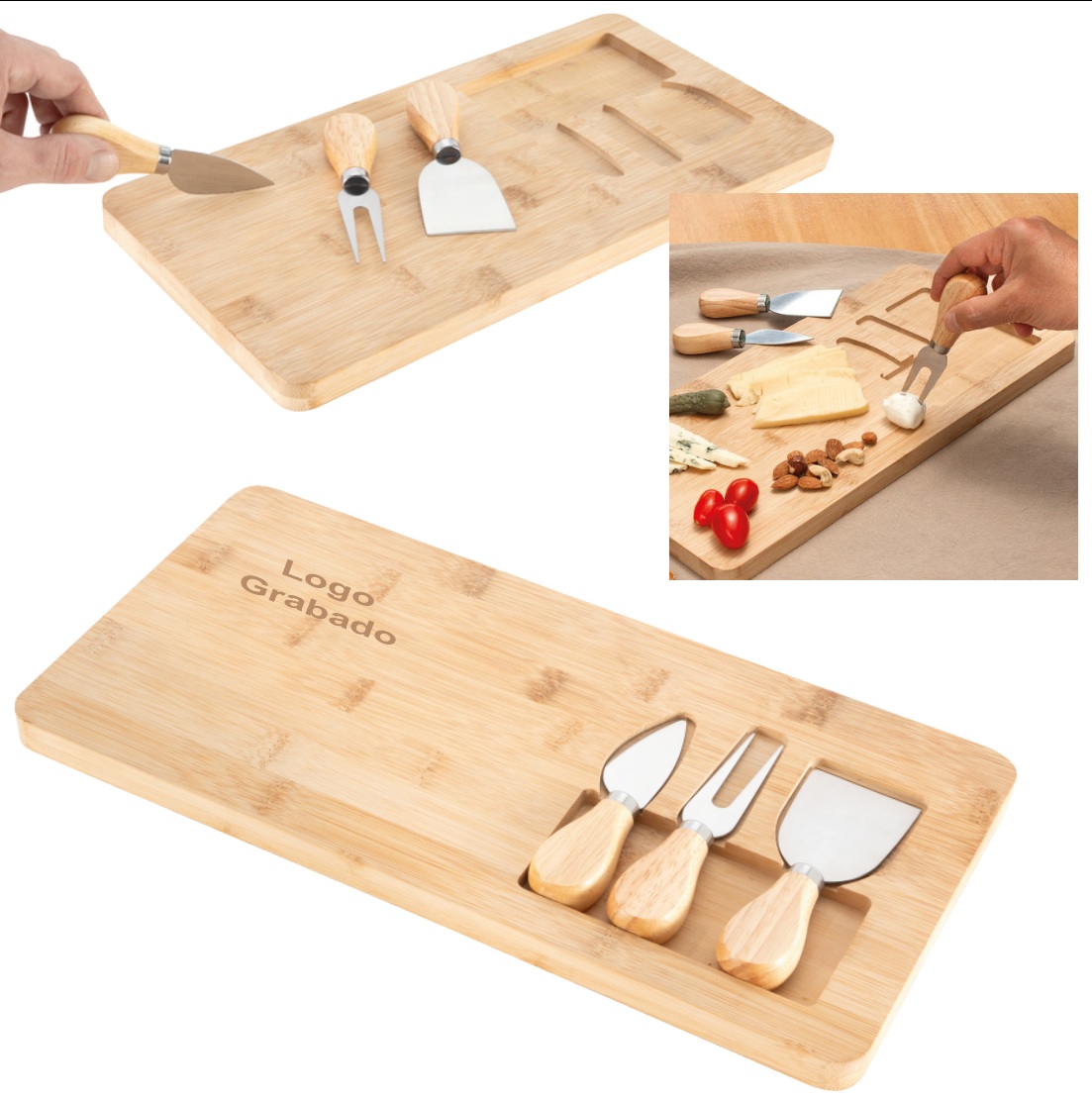 T728 tabla para quesos regalos con logo personalizados para empresas
